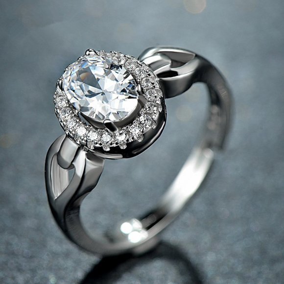 New 925 silver ring, sterling silver jewelry for woman, open size - Picture 2 of 7